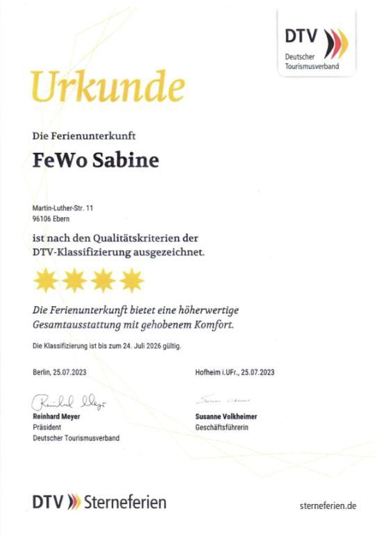 Fewo Sabine Ebern Εξωτερικό φωτογραφία
